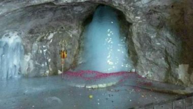 Amarnath Aarti Live on June 29, 2021: Watch Live Telecast of the Evening Aarti and Rituals From the Holy Shrine on DD National