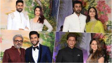 From Aishwarya-Abhishek, Ranbir-Alia, SRK-Gauri to Ranveer-SLB, Meet the Celebrity Pairs at Sonam Kapoor Anand Ahuja Wedding Reception in Pictures!