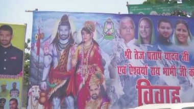 Tej Pratap Yadav and Aishwarya Rai Turn 'Shiv-Parvati' in Poster on Wedding Day