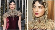 Did you know Priyanka Chopra's Met Gala Headgear Took Over 250 Hours To Hand Bead? - See Pictures