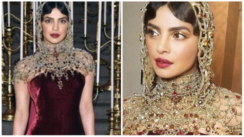 Did you know Priyanka Chopra's Met Gala Headgear Took Over 250 Hours To Hand Bead? - See Pictures