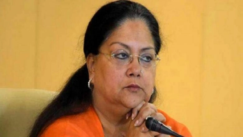 Vasundhara Raje Asked Congress MLAs to Support Ashok Gehlot Govt, Alleges NDA Ally