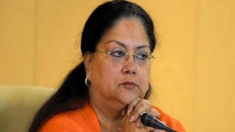 Vasundhara Raje, Former Rajasthan CM, Asked Congress MLAs to Support Ashok Gehlot Govt, Alleges BJP's Ally