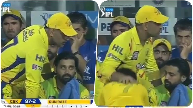 IPL 2018 Diaries Video: A fan Breaks the Security Cordon to Touch MS Dhoni’s Feet During KKR vs CSK Match