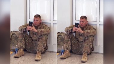 American Soldier Watches His Baby's Birth on FaceTime Due to Delayed Flight, Video Goes Viral