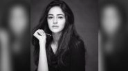 Ananya Panday Looks Spectacular in this Monochrome Photoshoot Pic