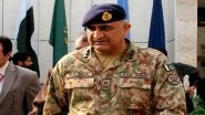Pakistan Army Chief General Qamar Bajwa Visits LoC in PoK, Asks Troops 'to be Ready to Face Any Eventuality'