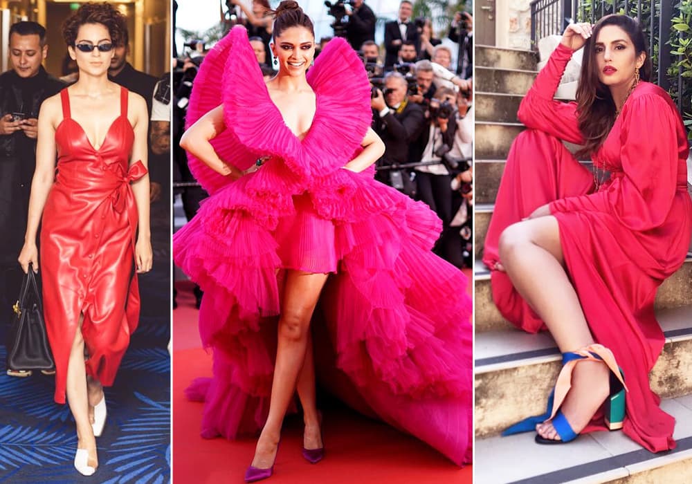 Kangana Ranaut, Huma Qureshi and Deepika Padukone lighten up the red carpet in red and pink
Kangana Ranaut, Huma Qureshi and Deepika Padukone lighten up the red carpet in red and pink