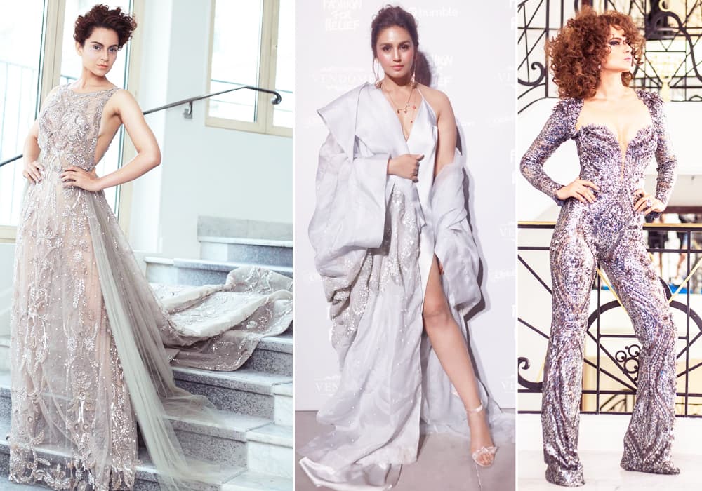 Kangana Ranaut and Huma Qureshi bought shades of silver to the film festival
Kangana Ranaut and Huma Qureshi bought shades of silver to the film festival