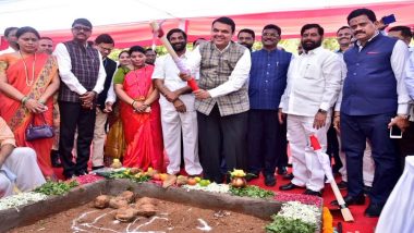 CM Devendra Fadnavis Lays Foundation Stone for Kopari Bridge of Thane