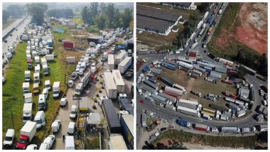 Truck Drivers Blocking Highways in Brazil To Protest Against Fuel Price Hike! Prices of Petrol and Diesel in India Rising Daily, Hope We Don't See this Day