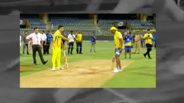 Lightning-Fast MS Dhoni Beats Dwayne Bravo in a Three-Run Dash, Watch Video