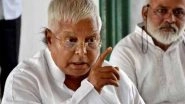 Fodder Scam: Lalu Prasad Yadav's Provisional Bail Extended Till July 3 by Ranchi High Court