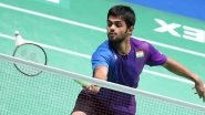 New Zealand Open Badminton Championship: Ace Indian Shuttler B. Sai Praneeth Crashes Out of Semis