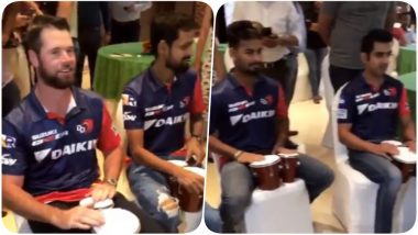 IPL 2018 Diaries: Gautam Gambhir, Shahbaz Nadeem & Rishabh Pant Let Their Hair Down by Playing Bango Ahead of Their Tie Against Sunrisers Hyderabad