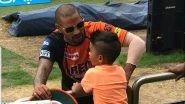 IPL 2018 Diaries: SRH Opener Shikhar Dhawan and son Zoravar Have fun With the Hulk Mask, Watch Video