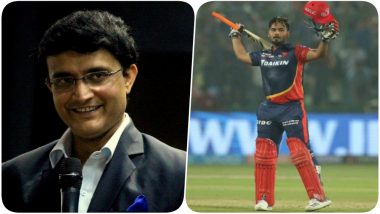 IPL 2018: Sourav Ganguly Hails DD’s Rishabh Pant; Says His Time Will Come