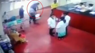 Dehradun's Doon Hospital Shocker: No Stretcher Available, Relative Forced to Carry Patient's Body on Back (Watch Video)