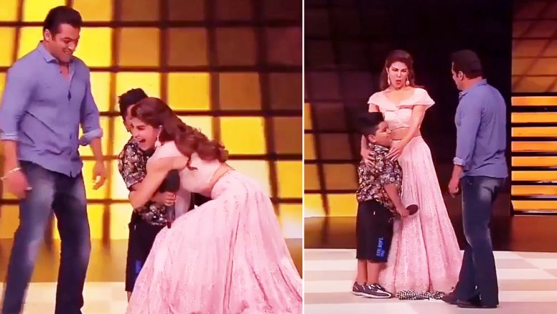 781px x 441px - Salman Khan, Jacqueline Fernandez Slammed for Hugging a Dance Deewane Child  Contestant Without His Consent! | ðŸŽ¥ LatestLY