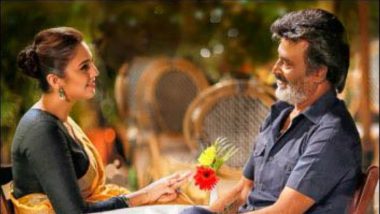 Kaala New Still: Huma Qureshi Has a Hearty Conversation With Rajinikanth