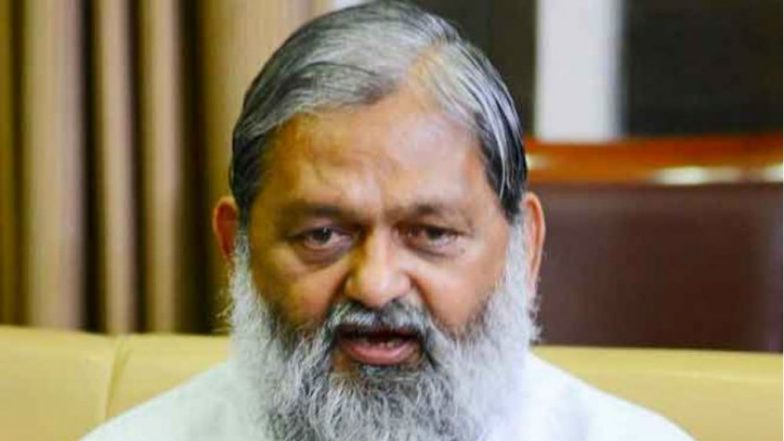 Haryana Cabinet Minister Anil Vij Says 'All Those Opposing CAA Are Anti-India'