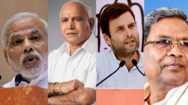 Karnataka Assembly Elections 2018 Highlights: Schedule, Candidate Profiles & Star Campaigners of India's Most Crucial Poll of The Year