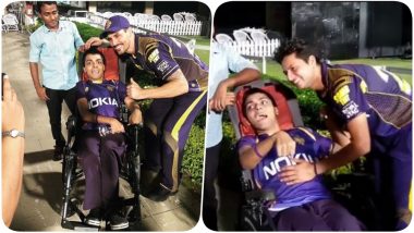 IPL 2018 Diaries: KKR’s Mitchell Johnson & Kuldeep Yadav Meets A Differently Abled Fan