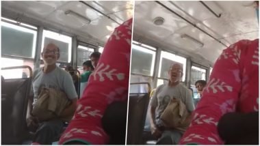 Man Masturbates in Kolkata Bus at Young Girl, Smiles Being Recorded; Video Went Viral
