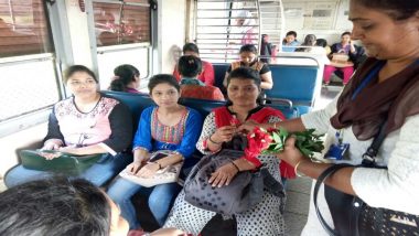 Mumbai's Life Line: Western Railway 'Ladies Special Train' Flags-Off 26th Anniversary Ceremony