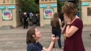 Lesbian Tennessee Couple Proposes Each Other At Same Time; Watch the Viral Video of the Romantic Moment!