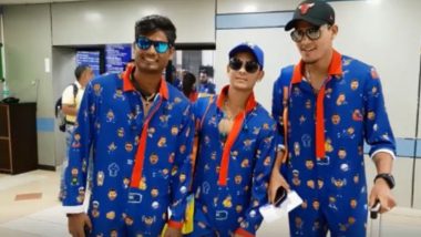 IPL 2018 Diaries: Mumbai Indians’ Punishment Routine Continues; Ishan Kishan, Anukul Roy and Rahul Chahar Made to Wear Emoji kit