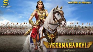 Veeramadevi First Look: Sunny Leone Looks Fiercely Hot in This Period Drama – View Pic