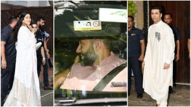 Sonam Kapoor's Wedding: Groom Anand Ahuja Arrives For the Pre-Wedding Festivities; Janhvi Kapoor, Karan Johar Join the Celebrations - View Pics