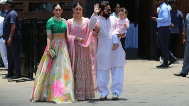 Sonam Kapoor Anand Ahuja Wedding: Kareena Kapoor Khan, Saif, Taimur and Karisma Make a Grand Entrance at the Venue