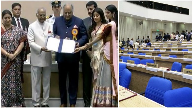 National Film Awards 2018: Boney Kapoor, Jahnvi, Khushi Accept Award on Late Sridevi's Behalf, as 65 Winners Skip Event in Protest
