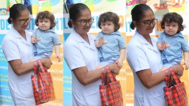 Taimur Ali Khan Waving to the Paparazzi Is the Most Adorable Thing We've Seen Today - View Pics