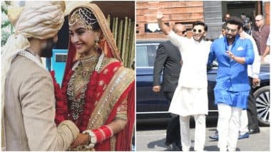 Sonam Kapoor and Anand Ahuja Wedding: When Ranveer Singh and Arjun Kapoor Stole the Limelight with Their Crazy Bromance