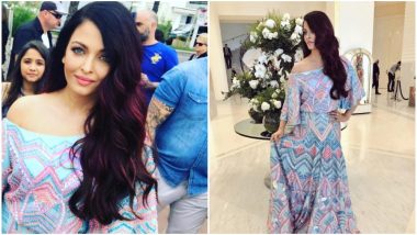 Aishwarya Rai Bachchan Stuns in a Manish Arora Outfit on the First Day of Cannes 2018