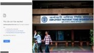 EPFO Temporarily Shuts Aadhaar Seeding Portal aadhaar.epfoservices.com&nbsp;After Reports of Aadhaar Data Theft of Employees