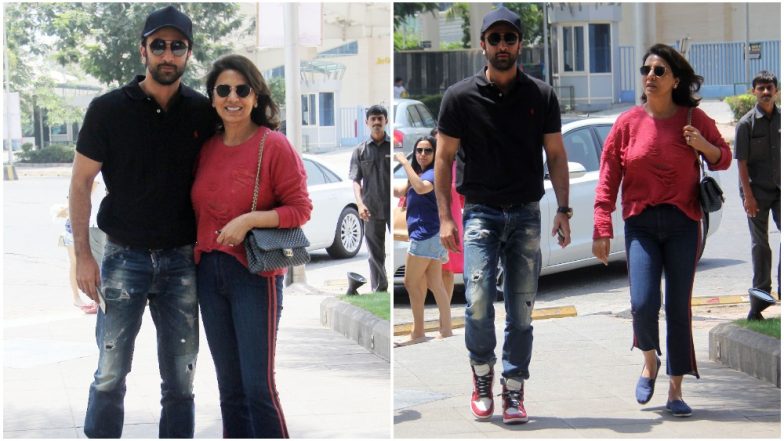 Ranbir Kapoor Wins Our Hearts as He Takes Mom Neetu Kapoor Out for a Lunch Date on Mother's Day - View Pics