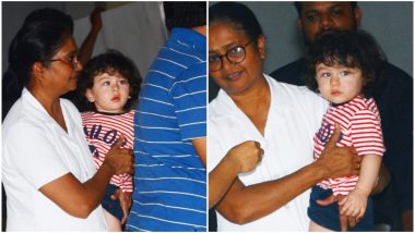 Taimur Ali Khan Looks Cute as a Button Outside Amrita Arora's House - Check out Pics