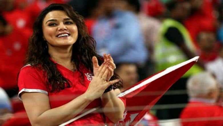 KXIP Owner Preity Zinta Caught on Camera Saying ‘I am Very Happy That Mumbai Indians Did Not Qualify?’ Check Video KXIP Owner Preity Zinta Caught on Camera Saying ‘I am Very Happy That Mumbai Indians Did Not Qualify?’ Check Video
