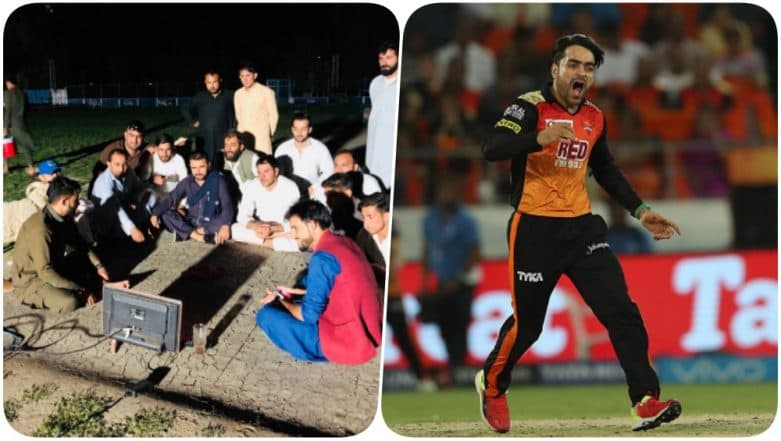 Rashid Khan IPL 2018 Heroic Watched by His Afghanistani Team Mates in Open Field With a Sheep in Company! Karim Sadiq Shares a Touching Pic Rashid Khan IPL 2018 Heroic Watched by His Afghanistani Team Mates in Open Field With a Sheep in Company! Karim Sadiq Shares a Touching Pic