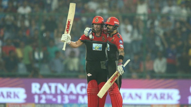 DD vs RCB Video Highlights, IPL 2018: AB de Villiers, Virat Kohli Keep Royal Challengers Bangalore in Race for Playoffs