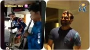 IPL 2018 Diaries Video: Rohit Sharma&rsquo;s Birthday Celebration in MI Team Bus & Then in the Hotel