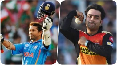 Sachin Tendulkar: ‘Rashid Khan is the Best Spinner in the World in This Format’