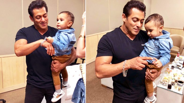 Salman Khan Playing With Irfan Pathan's son Imran is The Cutest Pic You'll See This Monday!
