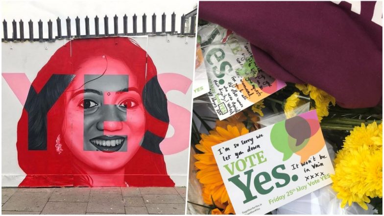 Abortion Referendum in Ireland: Mural of Indian Dentist Savita Halappanavar Erected as Country Votes