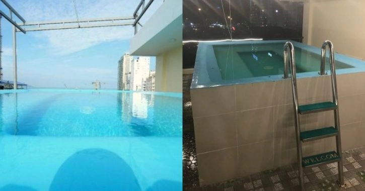 Woman Shares Misleading Photo of Hotel's Swimming Pool Which is Actually a Small Tub