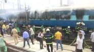 Jhansi Railway Station: Fire Breaks out in Passenger Train Coach